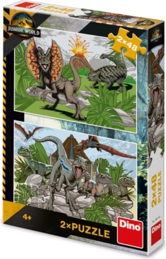 Jurassic World kids’ puzzle 2×48 pieces