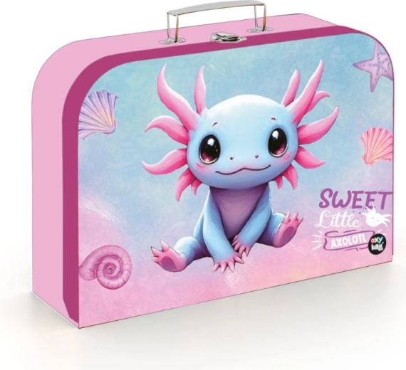 Valigetta per bambini in laminato Axolotl 34 cm