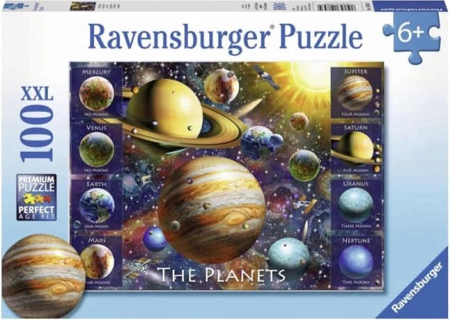 Puzzle Ravensburger Planets 100 pieces