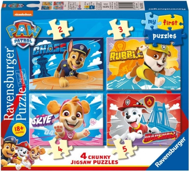 Ravensburger My First Puzzle Paw Patrol 4in1