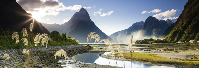 Puzzle panoramique Milford Sound Nouvelle-Zélande 1000 pièces