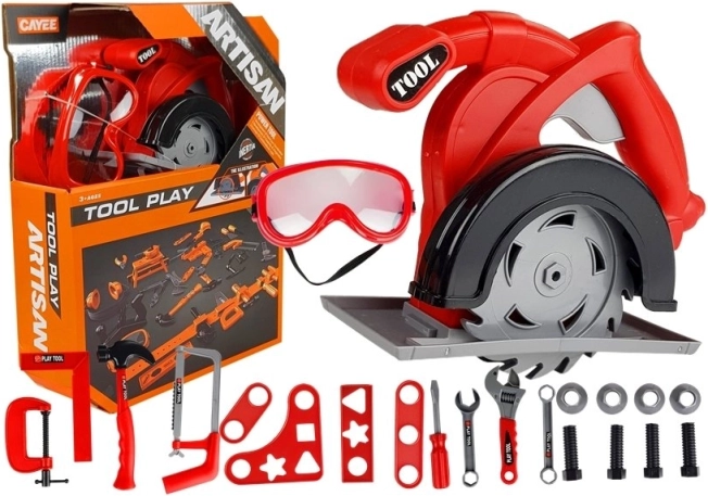 Grote set kinderwerktuigen 23 elementen