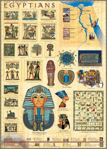 Eurographics puzzel Oude Egyptenaren 1000 stukjes
