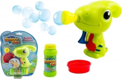SPARKYS Pištola za milne mehurčke Bubble Fun Dinosaver z polnilom, zelena