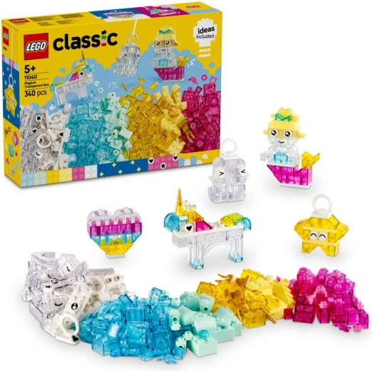 LEGO Classic Magical Set with Transparent Bricks
