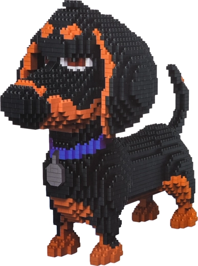 Dackel-Bausatz mit 1930 Teilen für Teenager ab 14 Jahren und Erwachsene