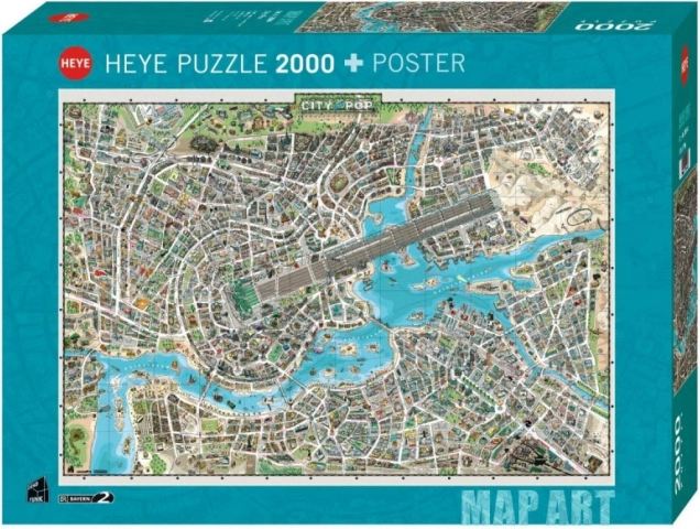 Puzzle HEYE 2000 pezzi – città della musica