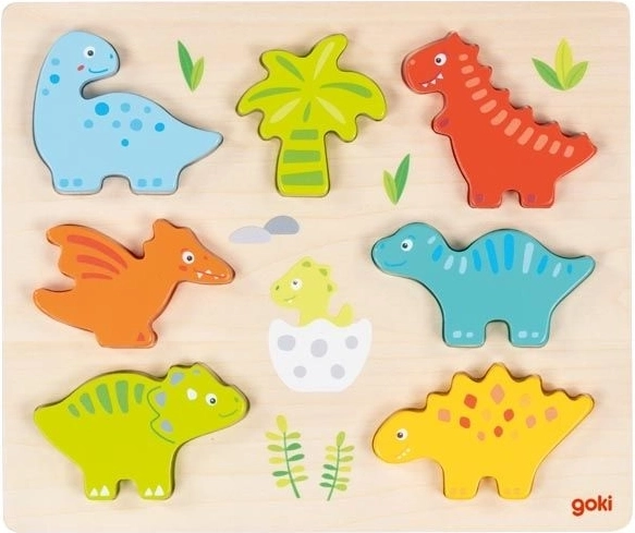 Wooden Puzzle Dinosaurs