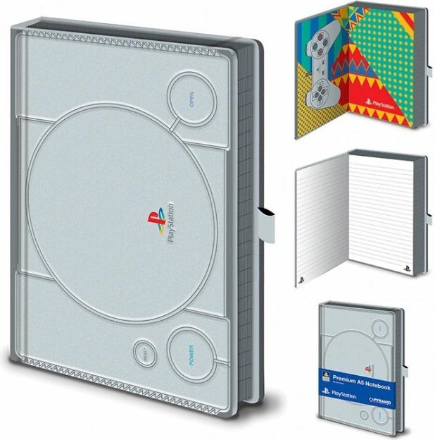 Premium črtast blok A5 PLAYSTATION PS1