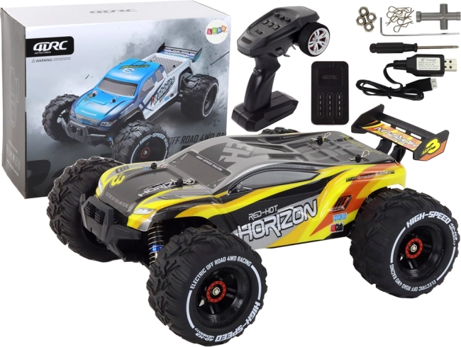 Terrein RC auto RABBITS 4WD 2.4G geel