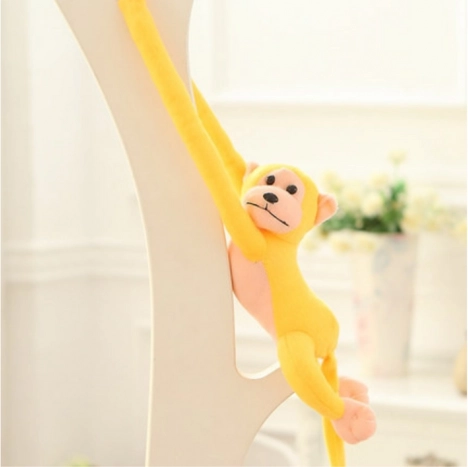 Plush Monkey with Sound yellow 60 cm