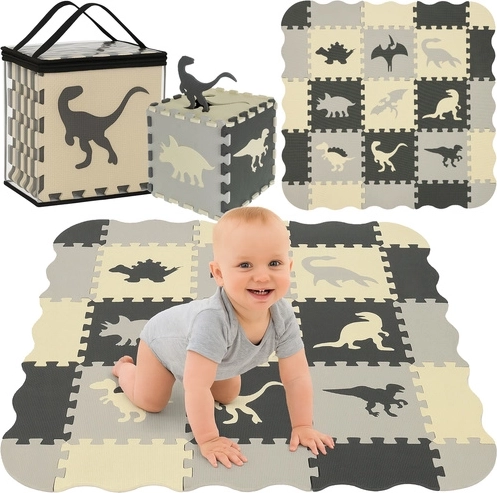 Schuimrubberen puzzelmat 30,5 × 30,5 cm, 35 stuks KRUZZEL