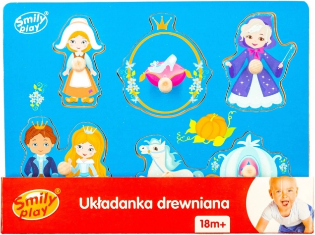 Puzzle a incastri in legno Cenerentola