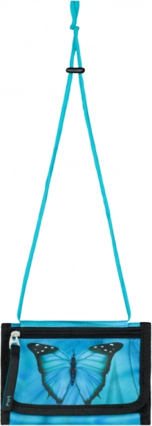 Neck Wallet with Butterfly Design