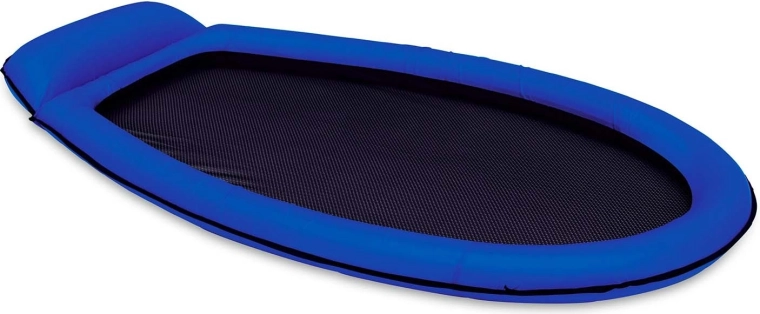 Matelas de plage avec fond en maille 178 × 94 cm bleu Intex
