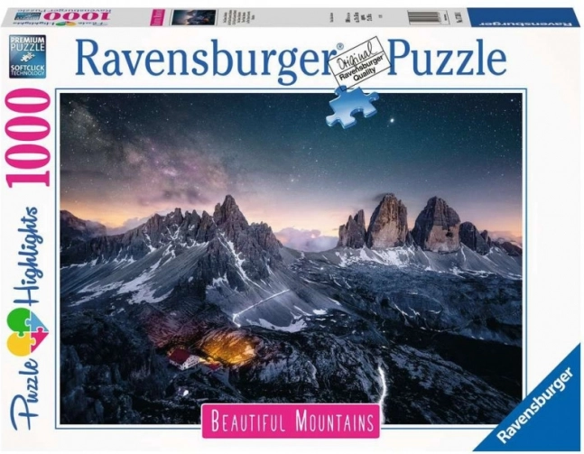 Puzzle Three Towers Dolomites 1000 Pieces Ravensburger