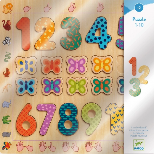 Insert Puzzle DjECO Counting with Butterflies