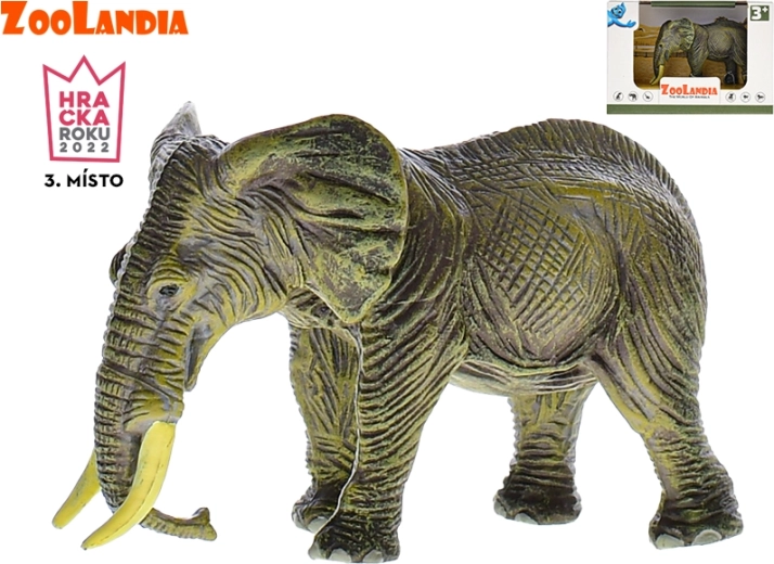 Zoolandia elephant – realistic plastic figurine 11 cm
