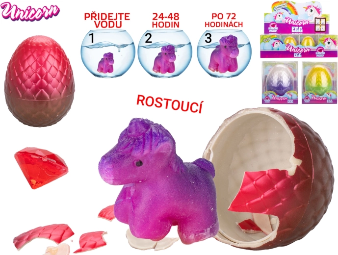 Hatching Unicorn with Diamond – Magic Water Egg
