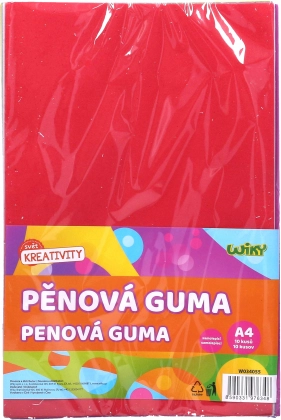 Self-adhesive Foam Sheet A4 20x30 cm, 10 pcs