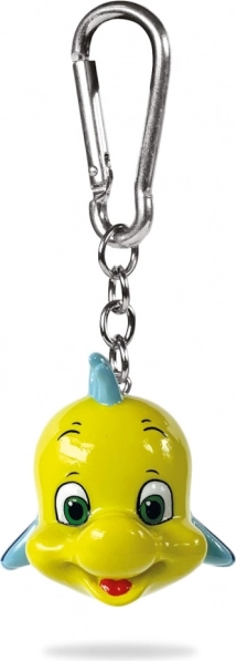 3D Keychain Little Mermaid with Flounder