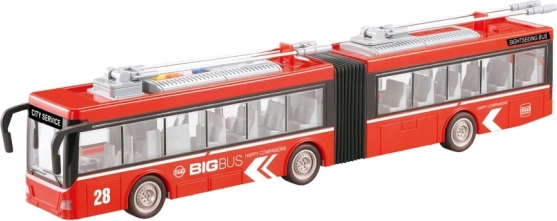 Geknikte trolleybus met traagheidsmotor 1:16