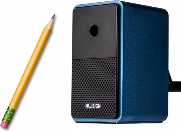 Strúhadlo na kľučku s nádobou a reguláciou britu, modré