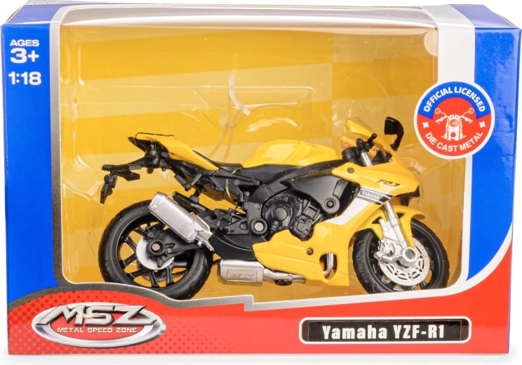 Kovinski model motorja Yamaha YZF‑R1 1:18