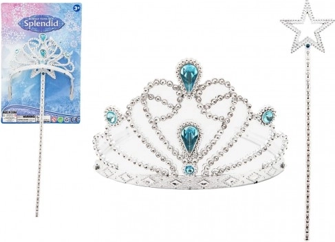 Beauty Set for Princesses - Tiara and Wand