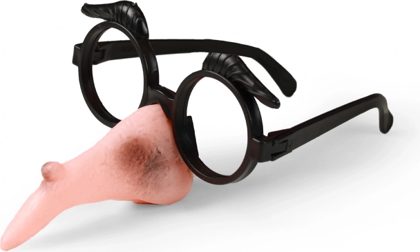 Witch nose with glasses