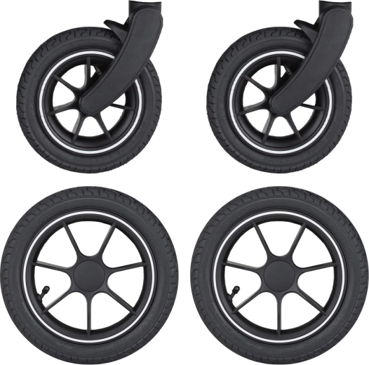 Petite&Mars inflatable wheels for Street2 Air stroller (set of 4)