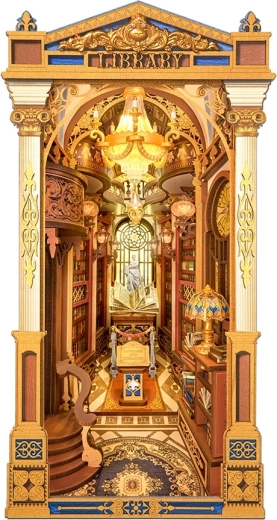 RoboTime boekennis Bibliotheek der Wonderen – DIY 3D puzzel met LED