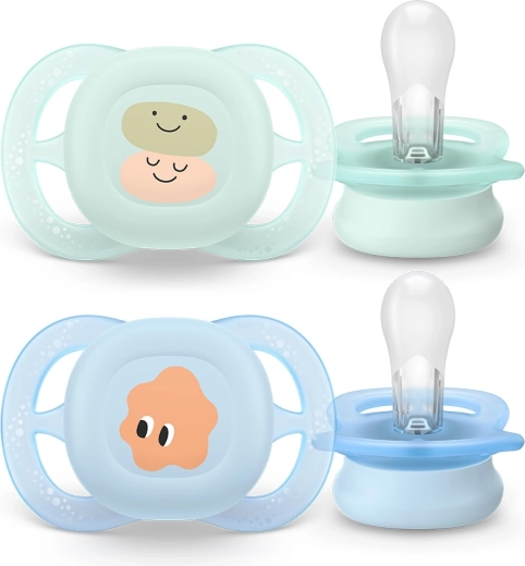 Philips Avent dudica Ultrastart za novorojenčke 0–2 m, 2 kos