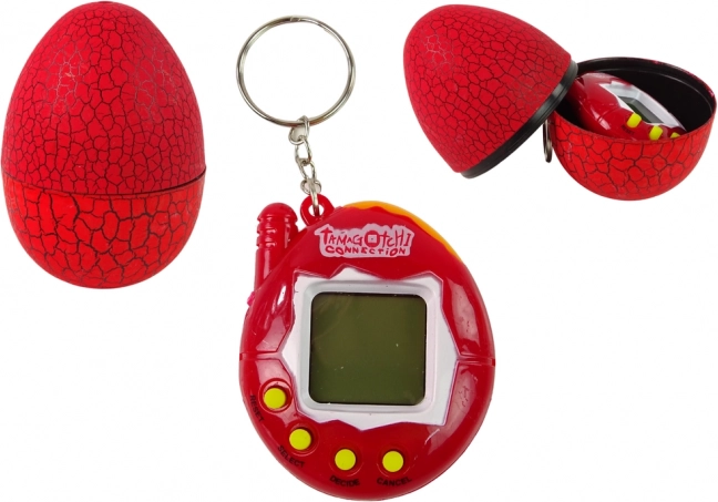 Tamagotchi v jajčni igri Elektronski ljubljenček rdeč