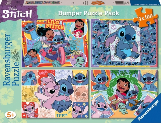 Puzzle Disney Stitch 4x100 pezzi