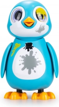 Interactive Rescue Penguin Blue – cuddly pet with lights, sounds and emotions