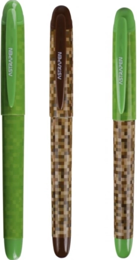 Stylo-plume ASTRA MINECRAFT – encre bleue, plume en iridium