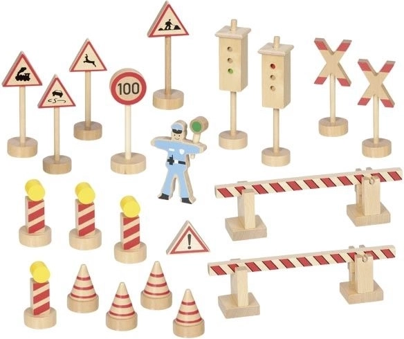 Goki set de panneaux routiers et ferroviaires