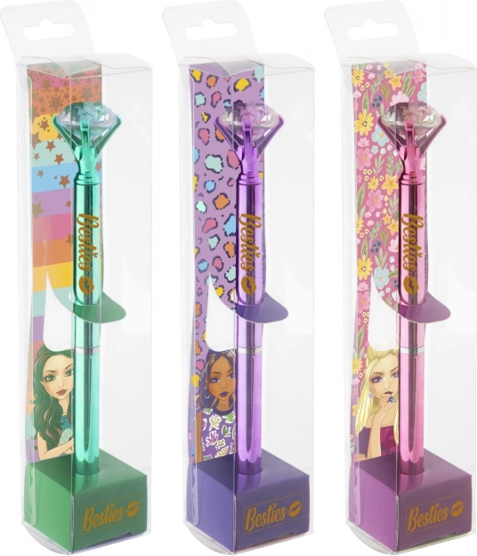 Stylo à bille avec diamant Besties