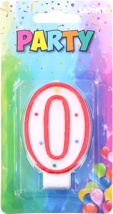 Cake Candle Number 0
