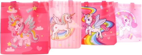 Sac cadeau à motif licorne, 21 × 23,5 × 11 cm