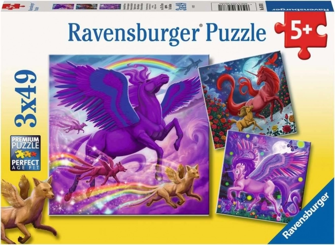 Ravensburger Puzzle Mythic Rulers 3×49 Pieces