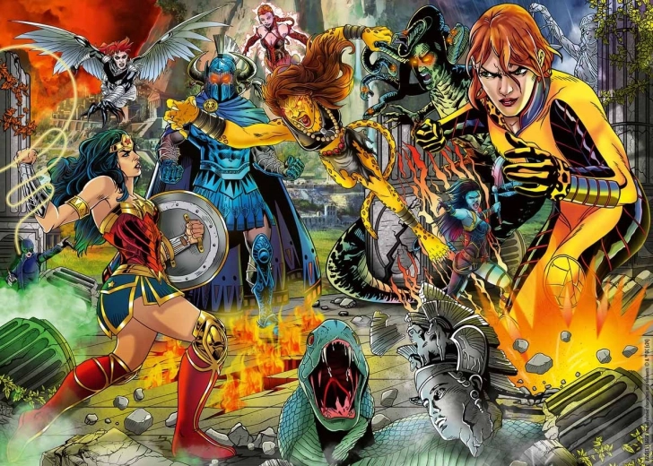 Puzzel Ravensburger DC Comics: Wonder Woman, 1000 stukjes