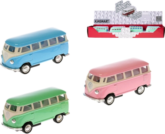 Kinsmart metalni model Volkswagen Bus 1962 1:64 s mehanizmom za povratni pogon