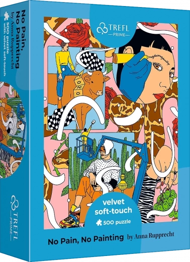 Trefl puzzle Velvet Soft Touch UFT 500 kosov – brez bolečin, brez slikanja