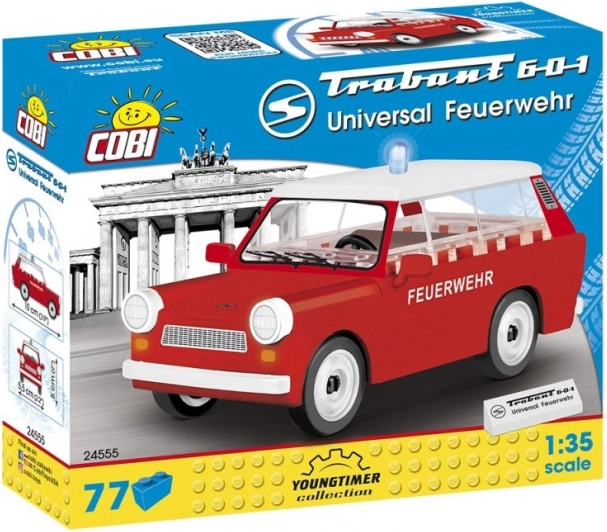 COBI Trabant 601 Universal straż pożarna 1:35 (77 klocków)