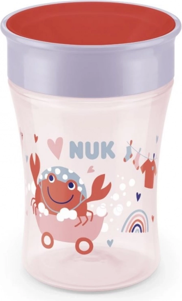 NUK Magic Cup krus med låg 230 ml rød