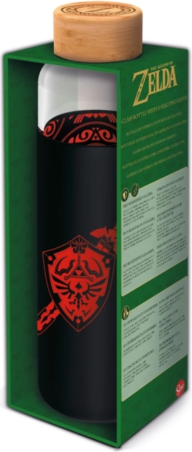 Glass Bottle with Sleeve 585 ml Zelda