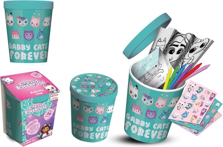 Kreativni komplet v lončku Gabbin čarobni domek