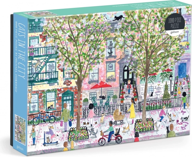 Puzzle Cats in the City 1000 pieces